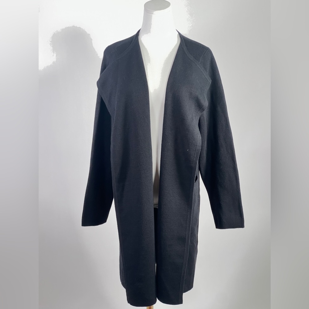 NWT J Crew Juliette collarless sweater-blazer size M Black J6339 - Picture 7 of 10